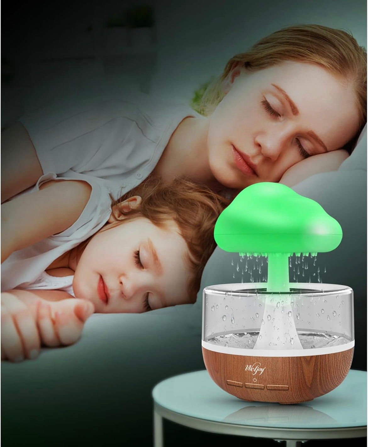 Lampe humidificateur lumineuse , Lampe lumineuse , Lampe magique , lampe a eau.