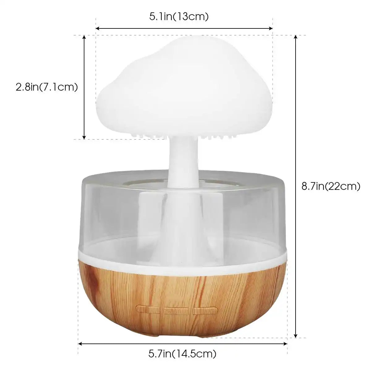 Lampe humidificateur lumineuse , Lampe lumineuse , Lampe magique , lampe a eau.