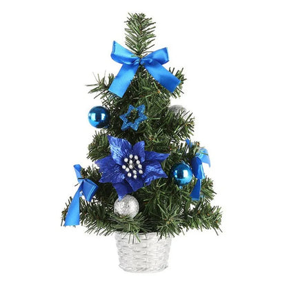 20/30cm Christmas Tree Home Bedroom Party Decorations Artificial Christmas Tree Children DIY Handicraft 2023 New Year Gift