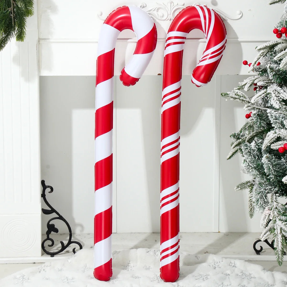 Xmas Inflatable Christmas Candy Cane Stick 2025 Christmas Decoration Xmas Decorations For Home 2024 Xmas Navidad Natal