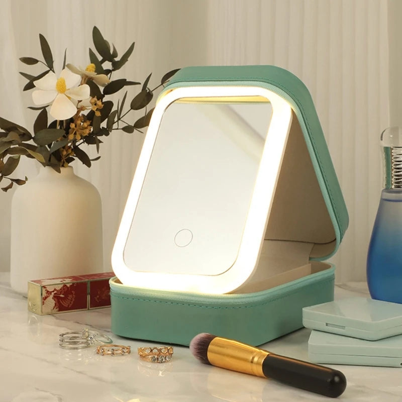 Boîte de Rangement Cosmétique avec LED